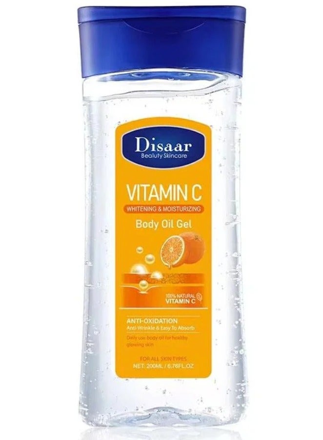 ديسار جل زيت الجسم المرطب والمبيض بفيتامين سي 200 مل