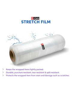 Hi Care Clear Stretch Film Wrap Cling Film Luggage wrapping Plastic Roll For Moving Shrink Wrap Plastic Roll Cling Wrap For Luggage  - Image 5