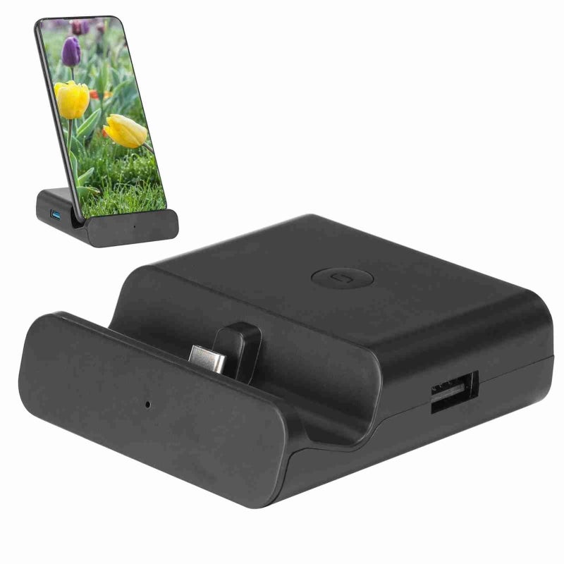 HD Multimedia Interface Video Converter Adapter for Switch Portable TV Adapter Mini Charging Dock Stand - Image 5