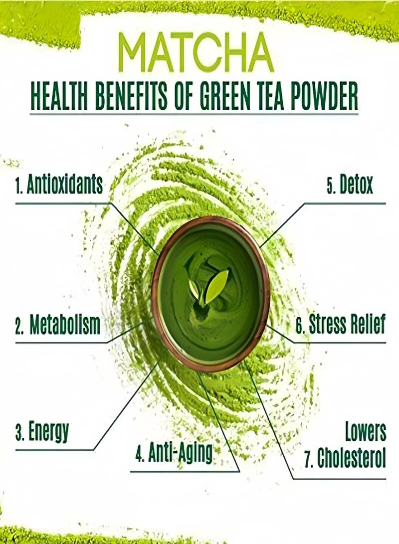 MATCHA Pure Matcha Powder, Organic Matcha Green Tea, Japanese Matcha green tea 100gm  - Image 3
