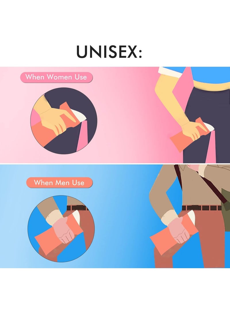 حقيبة بول للاستخدام مرة واحدة، 12 حقيبة تبرز للسفر للنساء/الرجال، حقيبة بول محمولة للطوارئ بسعة 800 مل وحقيبة للتقيؤ، حقيبة بول للجنسين للتخييم، وازدحام المرور، والحوامل، والمرضى، والأطفال - Image 4