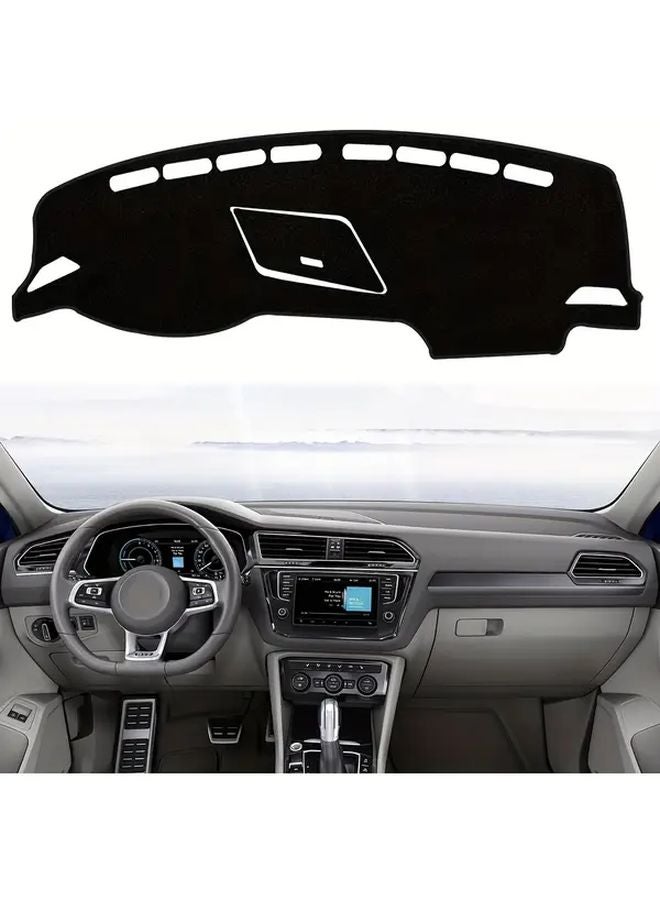 Black Border Dashboard Cover For Volkswagen Tiguan 2017 2024 Left Hand Drive - Image 2