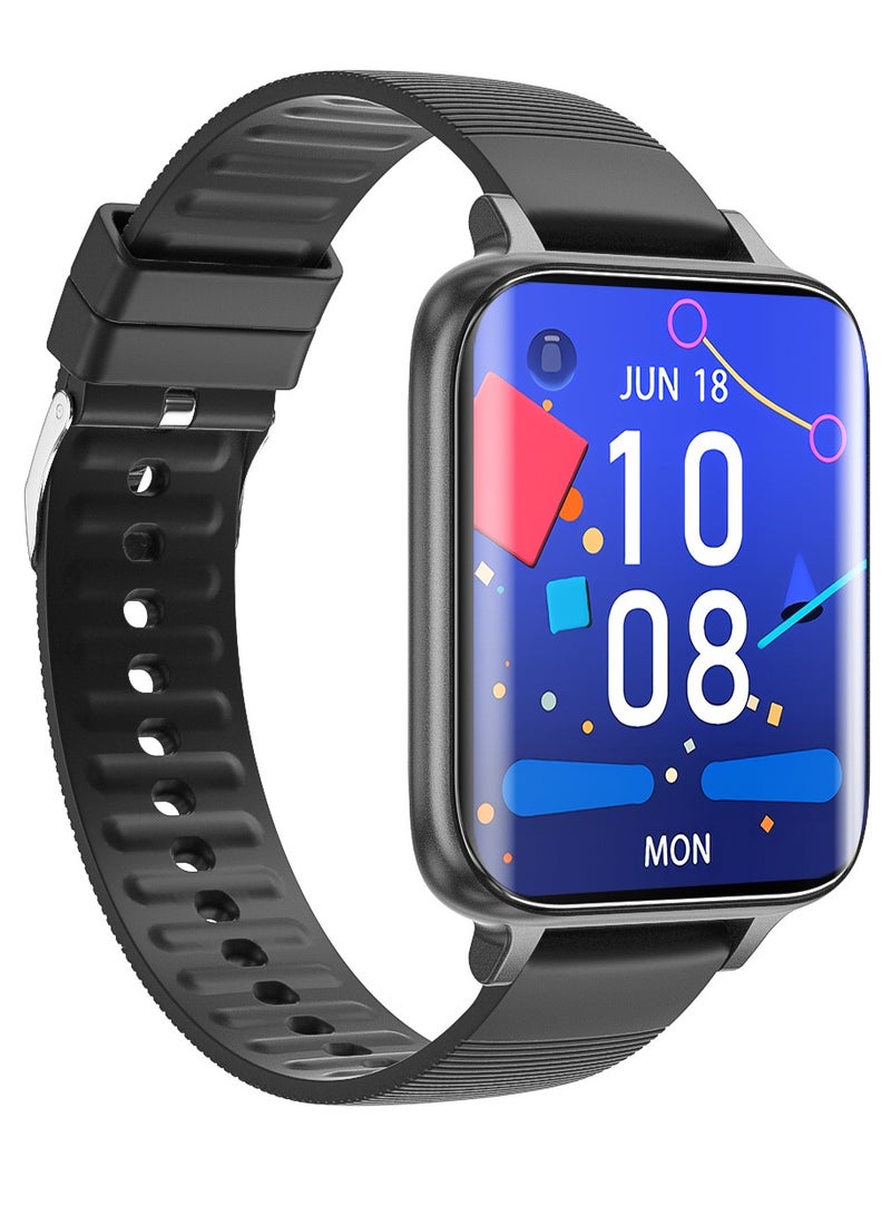 AROAQ 1.96 Inch Curved Screen Smartwatch for Men and Women Waterproof Sport and Fitness Watch - Image 2