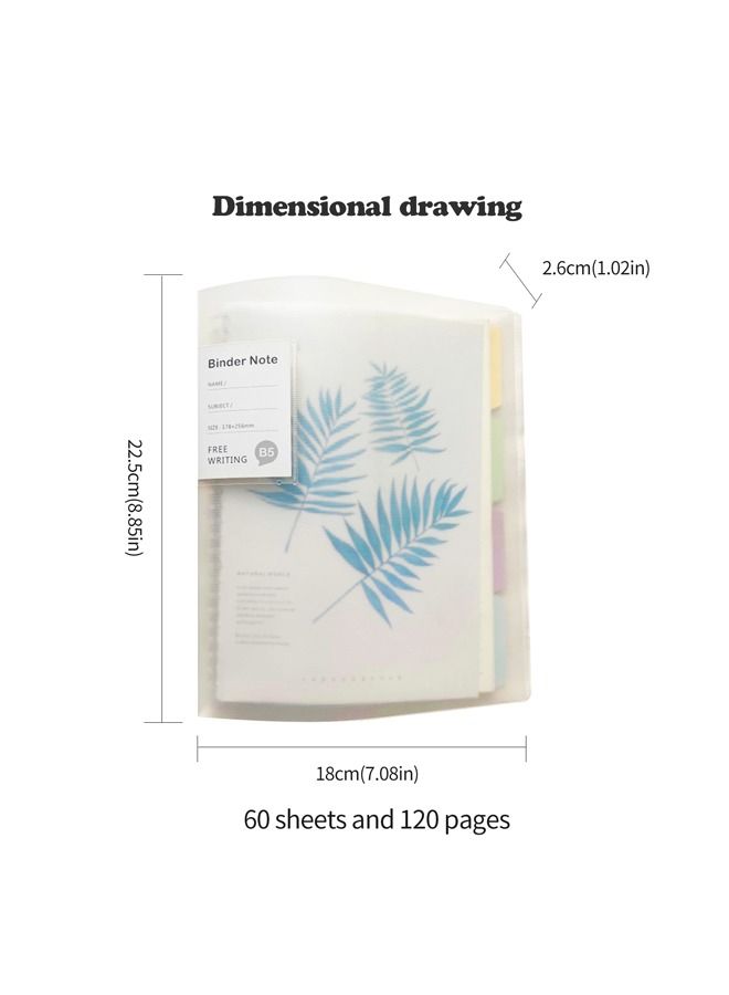 XIANGYU B5 Diary Transparent PP Cover Refillable Spiral Note Book Loose Leaf Binder Journal Notebook  - Image 2