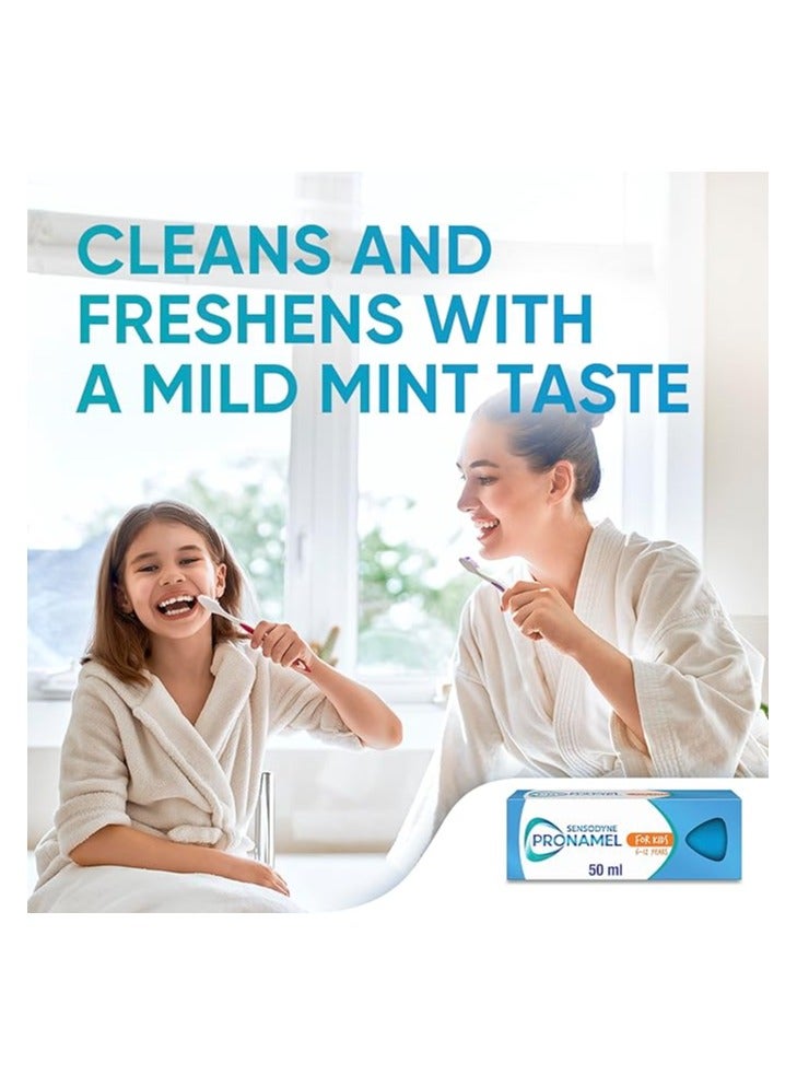 سينسودين بروناميل معجون أسنان سنسوداين بروناميل للأطفال من 6 إلى 12 سنة، 50 مل - Image 4