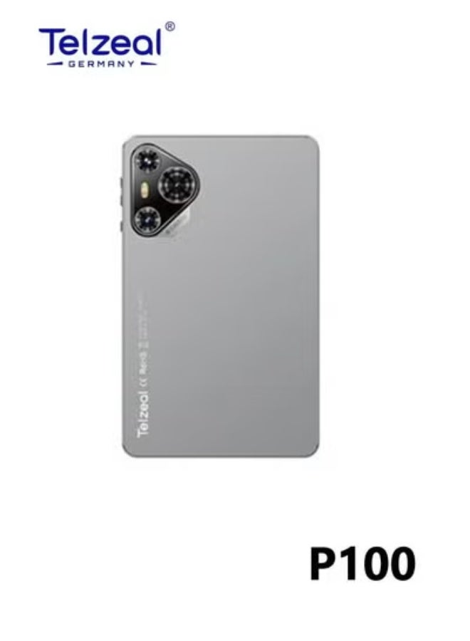 Telzeal P100 10.1" Android 13 Tablet | 5G WiFi + Dual SIM | 8GB RAM 512GB ROM | 8000mAh Battery | Includes Wireless Keyboard & Mouse | High-Performance Tablet for Work & Study – Grey - Image 1