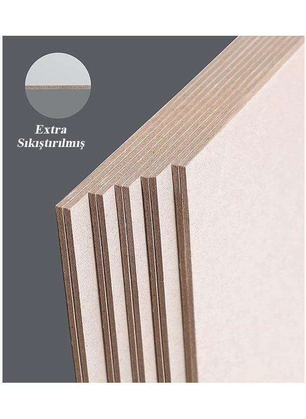 Artlantis - Cardboard Gray 2 mm 70X100 cm 10 Pieces Hard Cardboard Extra Compressed 70*100 Cardboard Gray Color 10 Pieces - Image 1