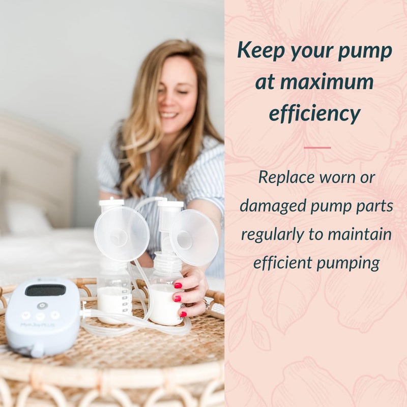 Ameda HygieniKit Spare Parts Kit for Breast Pump | 4 Valves, 2 Silicone Tubing, 2 Silicone Diaphragms, 2 Adapter Caps, 1 Tubing Adapter | Compatible with Ameda HygieniKit Milk Collection Systems… - Image 5