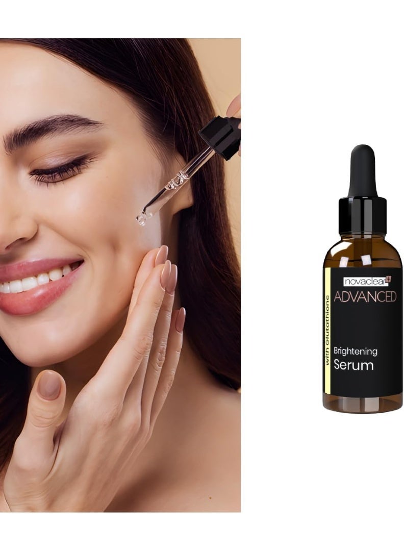 Novaclear Advanced Brightening Serum 30ml – With Glutathione, Retinol & Vitamin C for Anti-Aging and Even Skin Tone - Image 3