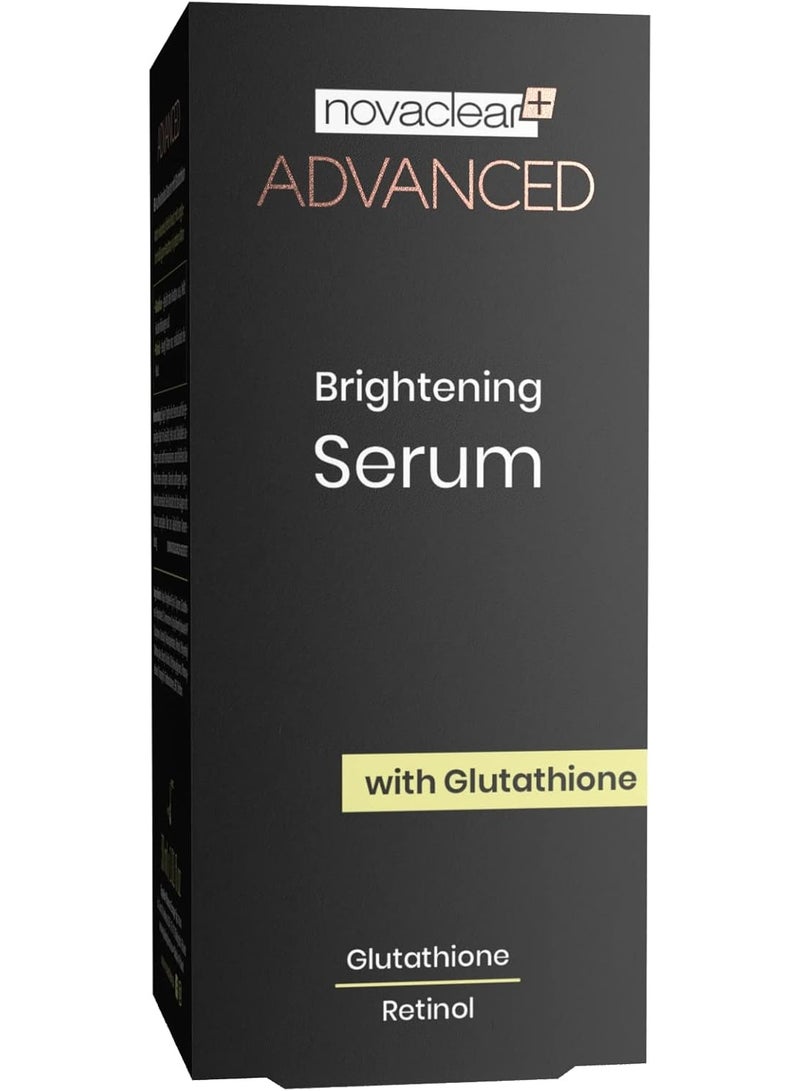 Novaclear Advanced Brightening Serum 30ml – With Glutathione, Retinol & Vitamin C for Anti-Aging and Even Skin Tone - Image 2