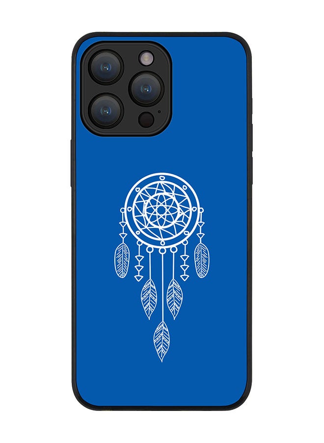 Stylizedd Cover for iPhone 15 Pro Case Rugged Black Slim fit Soft Flexible Anti Drop TPU Gel Thin Protective Phone Cases - Dream Catcher - Image 1