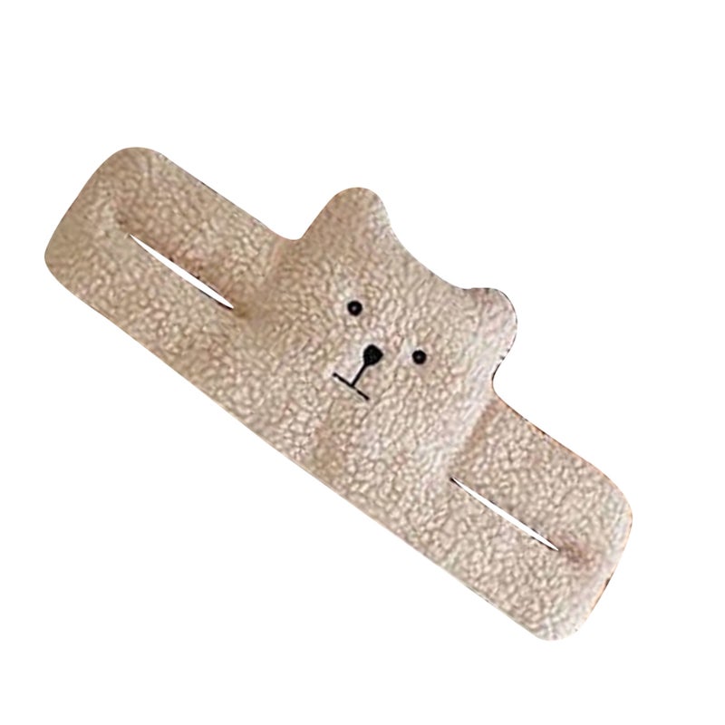 Door Slam Stopper Lamb Cashmere PP Cotton Anti Pinch Door Pinch Guards for Children Decoration Little Bear - Image 2