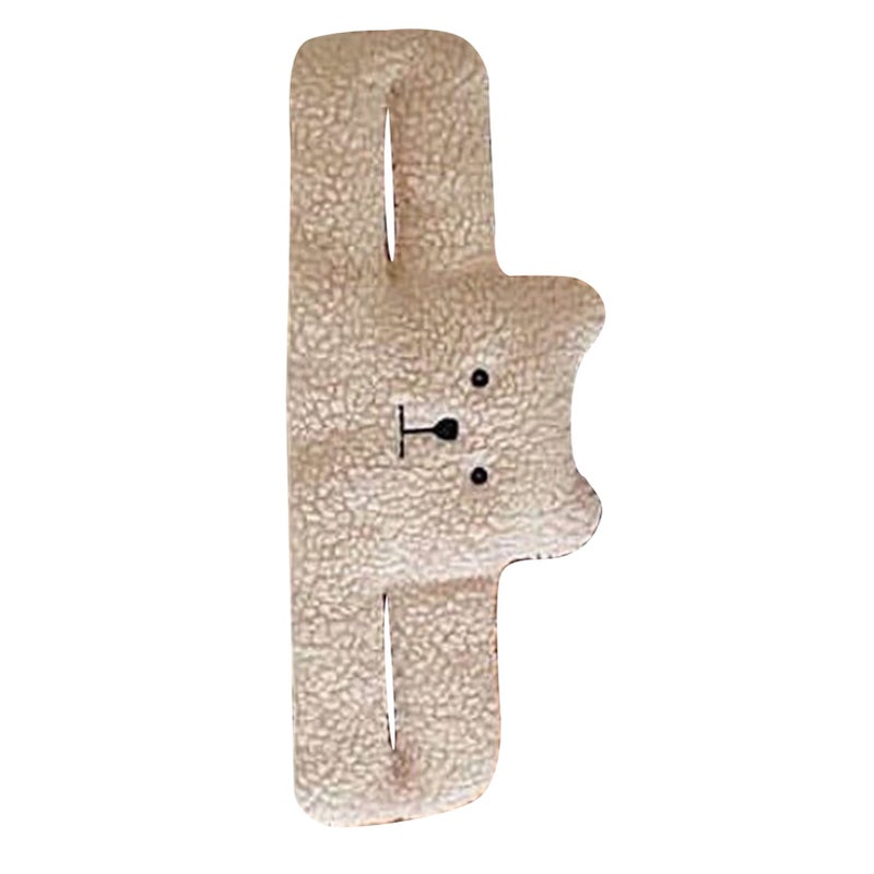 Door Slam Stopper Lamb Cashmere PP Cotton Anti Pinch Door Pinch Guards for Children Decoration Little Bear - Image 4