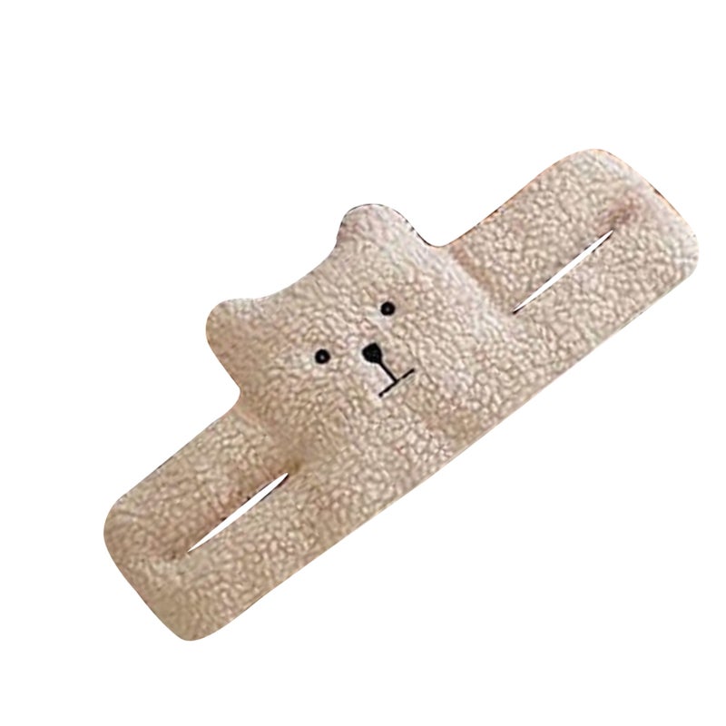 Door Slam Stopper Lamb Cashmere PP Cotton Anti Pinch Door Pinch Guards for Children Decoration Little Bear - Image 3