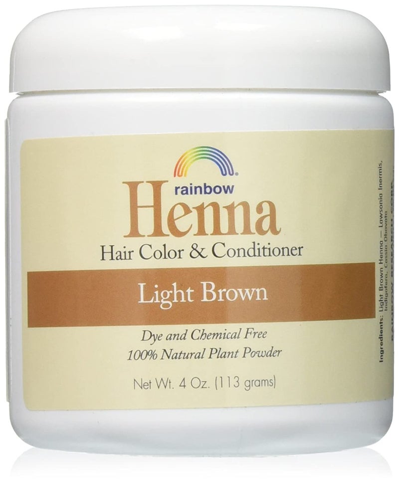 RAINBOW RESEARCH HENNA,PERSIAN LIGHT BROWN, 4 OZ Pack of 2 - Image 1