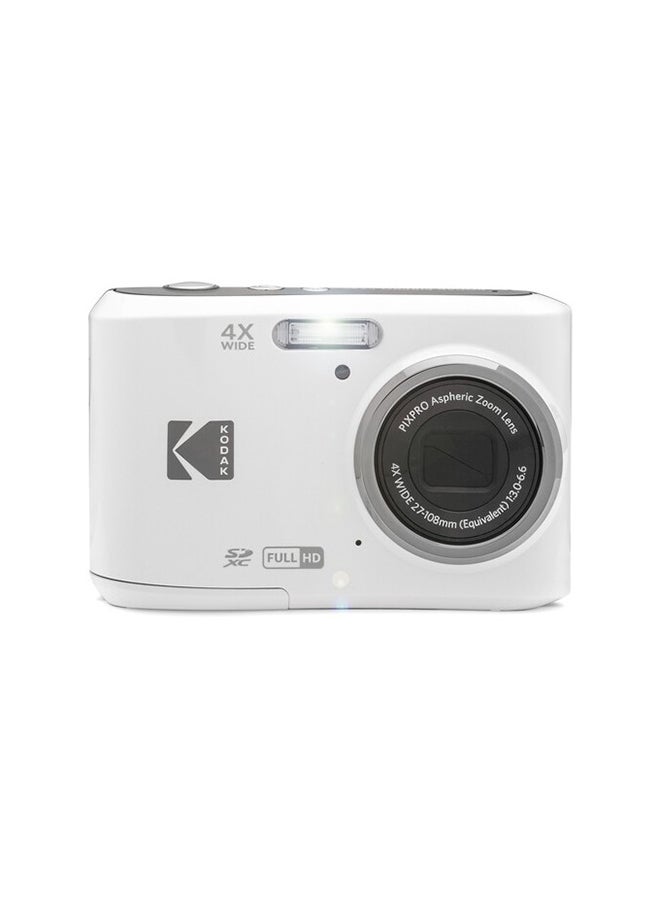 كوداك كاميرا رقمية PIXPRO فريدة من نوعها FZ45-WH بدقة 16 ميجابكسل مع زوم بصري 4X وزاوية واسعة 27 مم وشاشة LCD بحجم 2.7 بوصة (بيضاء) - Image 5