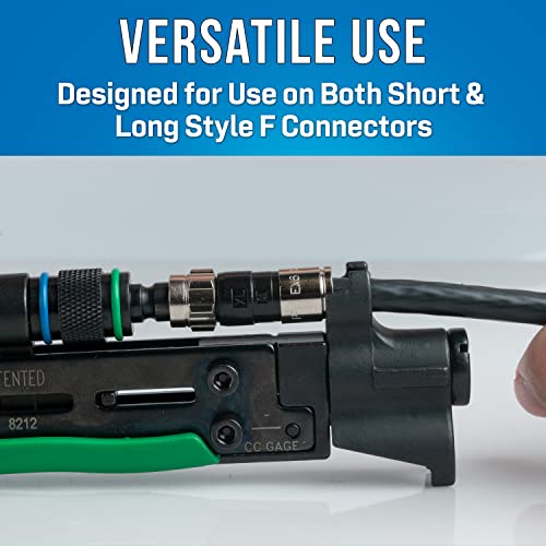 Jonard Tools CTF-230, Dual Compression Tool for Coaxial Cable Short and Long F Connector - Image 2