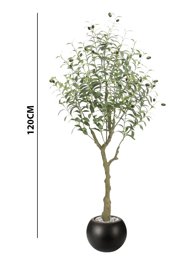 keke Decorative Faux Plant for Indoor & Outdoor Use, Realistic Greenery for Home, Office, Living Room, Patio or Entryway Decor 120CM - Image 2