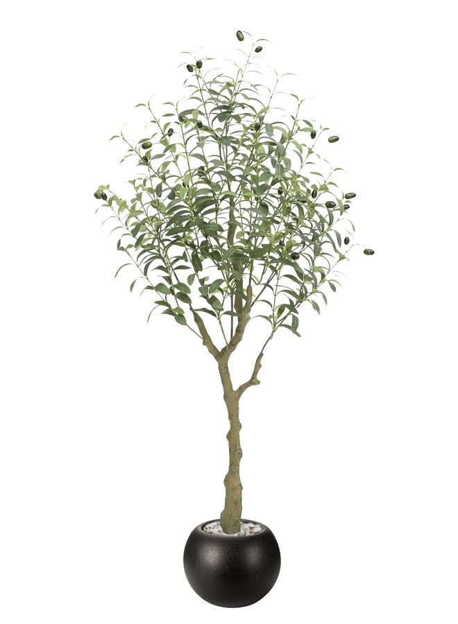 keke Decorative Faux Plant for Indoor & Outdoor Use, Realistic Greenery for Home, Office, Living Room, Patio or Entryway Decor 120CM - Image 1