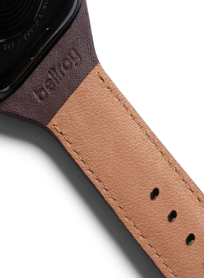 Bellroy Classic Watch Strap (Compatible with Apple Watch, band for work or casual wear) - Ganache - Image 5
