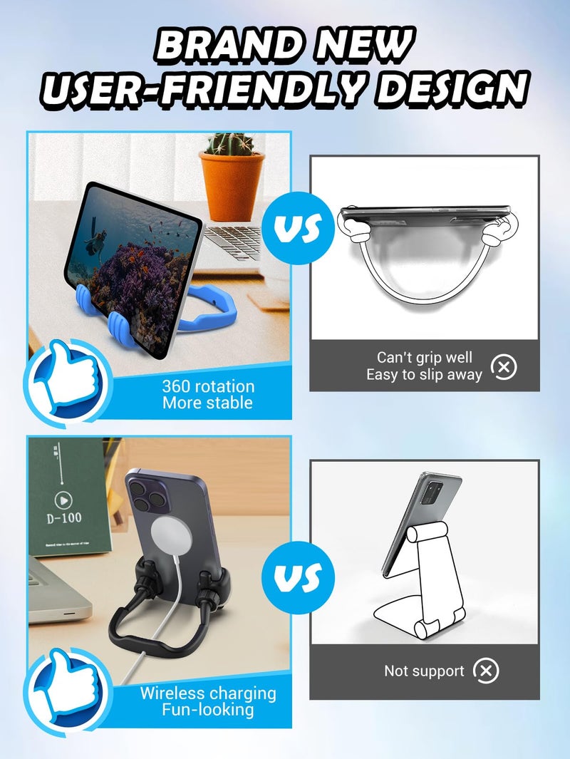 CALDEVER Easter Basket Stuffers for Teens Boys Girls Him Men Ideas: 2 Pack Thumbs Up Lazy Phone Stand Cell Phone Holder Easter Gifts for Kids Teenage Son Her Women Wife Adults Funny Cool Gadgets - Image 5