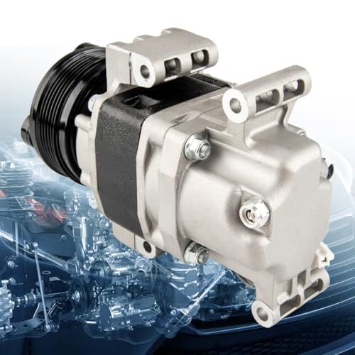 MARSFLUX A/C Compressor, Air Conditioning Compressors Replacement For Mazda 3 2004-2006 2008-2009, for Mazda 5 2006-2010, for Mazda 3 2007 2.0L/2.3L/2.3T, Replace 140162C, 140639C, 50523, C1436 - Image 3
