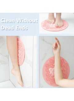 Oasisgalore Thickened Silicone Back Scrubber & Foot Massager with Suction Cups for Deep Exfoliation  - Image 3