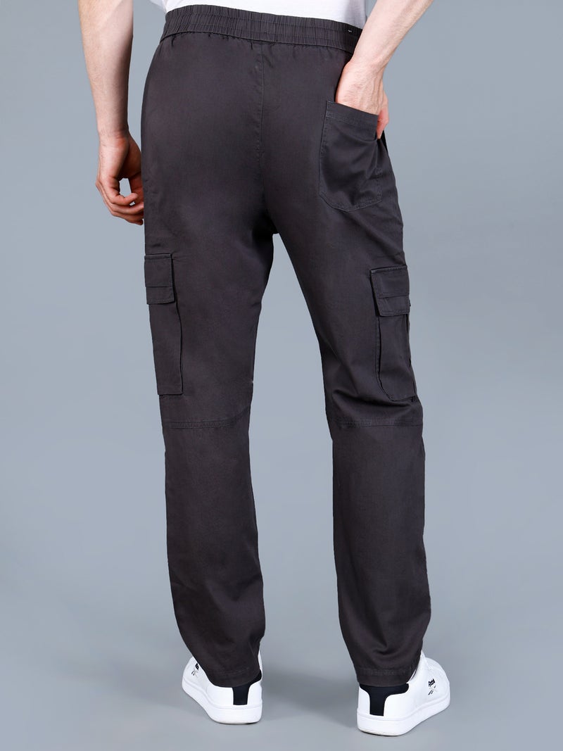 فورت كولينز بنطلون كارغو رجالي سادة مع رباط - Image 5