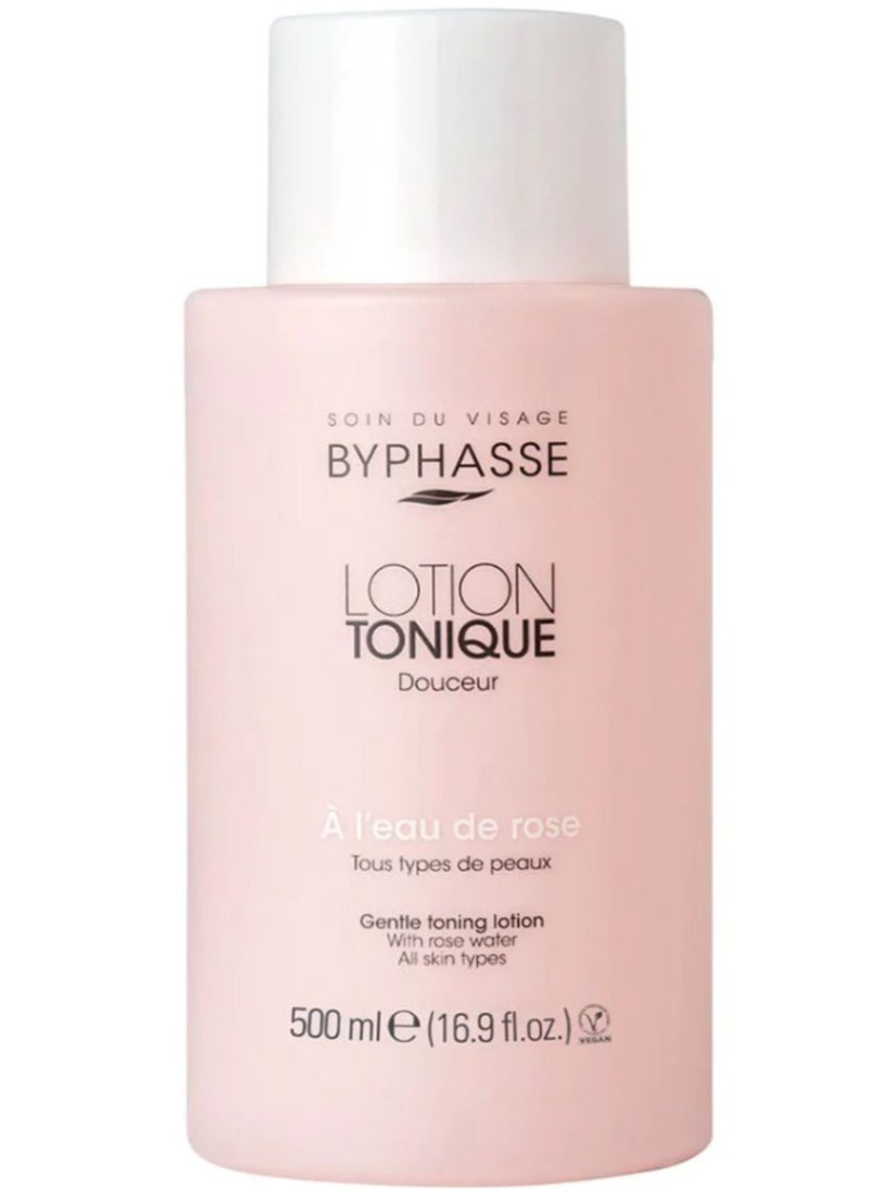 BYPHASSE - byphasse gentle toning lotion all skin types 500ml - Image 1