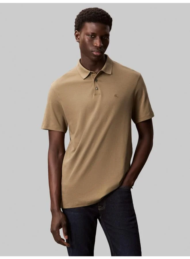 CALVIN KLEIN Cotton Short Sleeve Polo