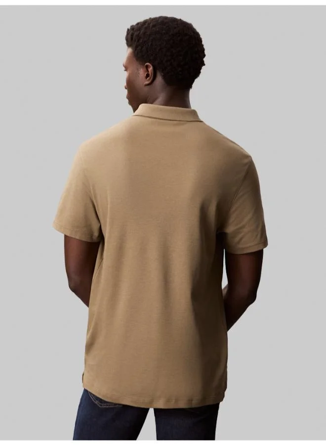 CALVIN KLEIN Cotton Short Sleeve Polo