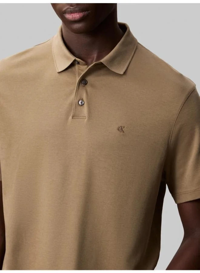 CALVIN KLEIN Cotton Short Sleeve Polo