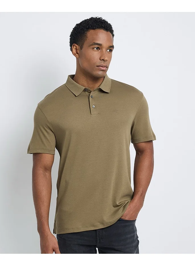 CALVIN KLEIN Cotton Short Sleeve Polo