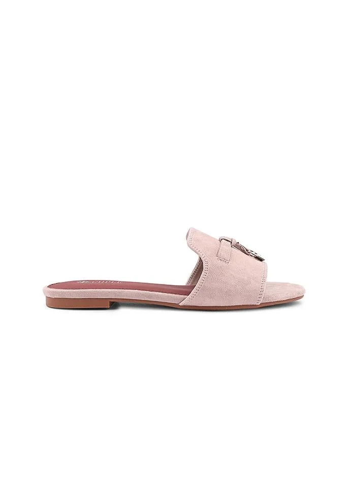 كابلي Women Buckle Detail Flat Slides