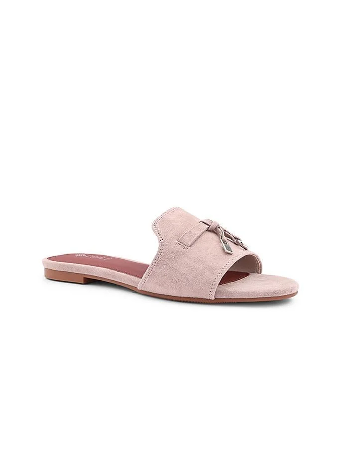 كابلي Women Buckle Detail Flat Slides