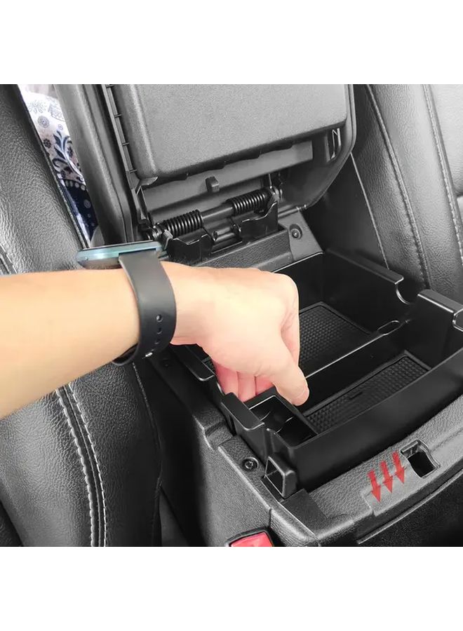 4pcs Center Console Organizer for 2018 2019 2020 2021 2022 2023 Jeep Wrangler JL JLU and JT Accessories Black Gear Shift Side Tray Hanging Armrest Storage Box - Image 4