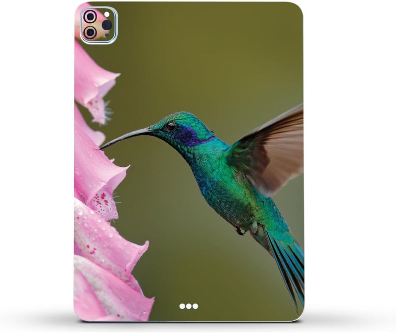 مايتي سكينز غلاف فينيلي قوي من MightySkins متوافق مع Apple iPad Pro 11" M2 الجيل الرابع (2022) - تصميم Hummingbird | واقي، متين، وفريد من نوعه | سهل التطبيق | مصنوع في الولايات المتحدة الأمريكية - Image 2