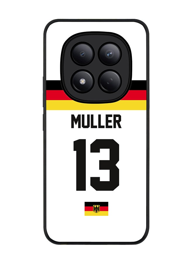 For Xiaomi Redmi Note 15 Pro 4G Case,Slim fit Camera Protection, Shockproof Thin Phone cover  - Football - Germany,  Muller