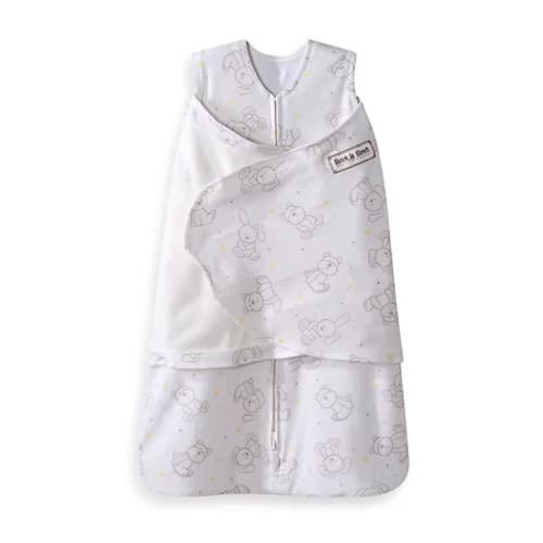 HALO 100% Cotton Sleepsack Swaddle, 3-Way Adjustable Wearable Blanket, TOG 1.5, Floppy Friends, Newborn, 0-3 Months - Image 1