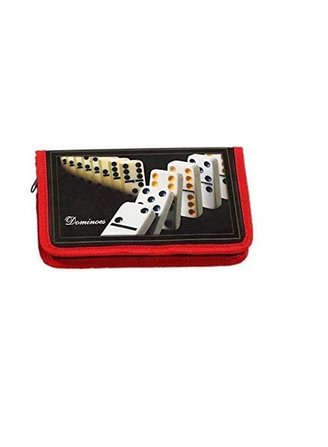بلس بوينت مجموعة دومينو بلس بوينت، مكعبات دومينو مزدوجة بستة نقاط مع حقيبة حمل، مجموعة من 28 قطعة، مناسبة من 2 إلى 4 لاعبين للبالغين - (متعددة الألوان، مكعبات دومينو) - Image 4