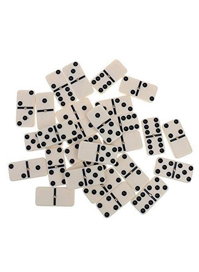 بلس بوينت مجموعة دومينو بلس بوينت، مكعبات دومينو مزدوجة بستة نقاط مع حقيبة حمل، مجموعة من 28 قطعة، مناسبة من 2 إلى 4 لاعبين للبالغين - (متعددة الألوان، مكعبات دومينو) - Image 2