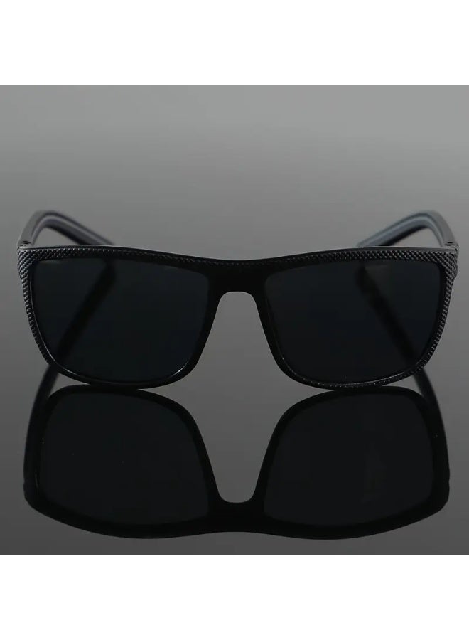 سينت هاوس زوج واحد من النظارات الشمسية الرجالية خفيفة الوزن المصنوعة من البولي كربونات المربعة ذات التصميم الكلاسيكي مع عدسات مضادة للوهج للتنقل اليومي والعمل والقيادة و(تتضمن حافظة النظارات) والنظارات الشمسية - Image 3