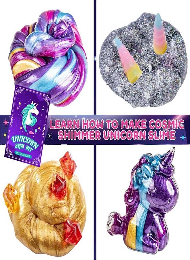 RAWAID Slime Kit for Kids Ages 6+, DIY Unicorn Making Kit, Fun Slime Gift, Unicorn Slime Maker Set, Birthday Gifts & Toys for Girls - Image 3