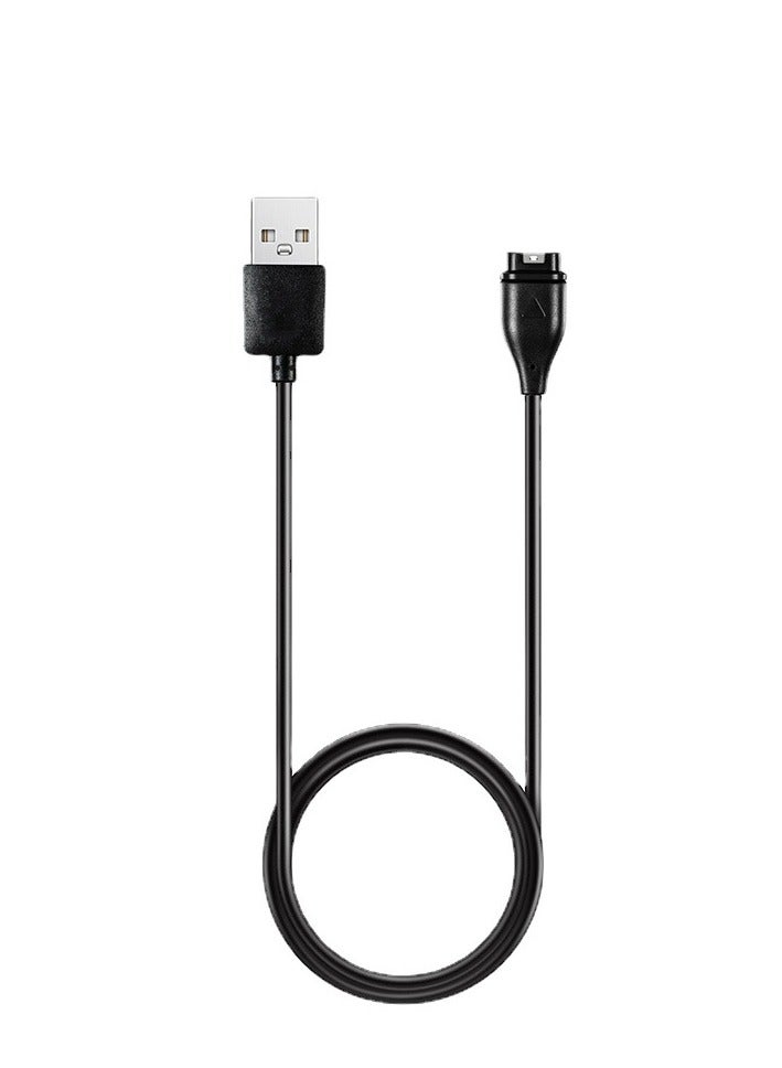 USB Data Charging Cable for Garmin Watch  Fenix 7/7S/7X/6/6S/6X5/5S/5X, 1 Meter, Black  - Image 3