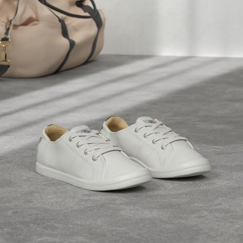 Roxy Women's Bayshore Slip ON Shoe Loafer Flat, White, 8.5 - Image 2