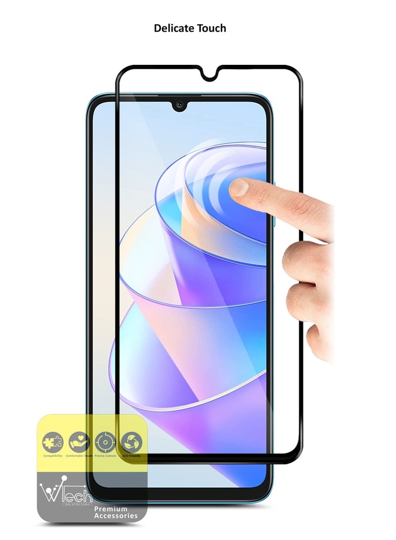 Wtech Premium E2E Full Surface Full Glue Tempered Glass Screen Protector For Honor X7a 5G Clear - Image 5