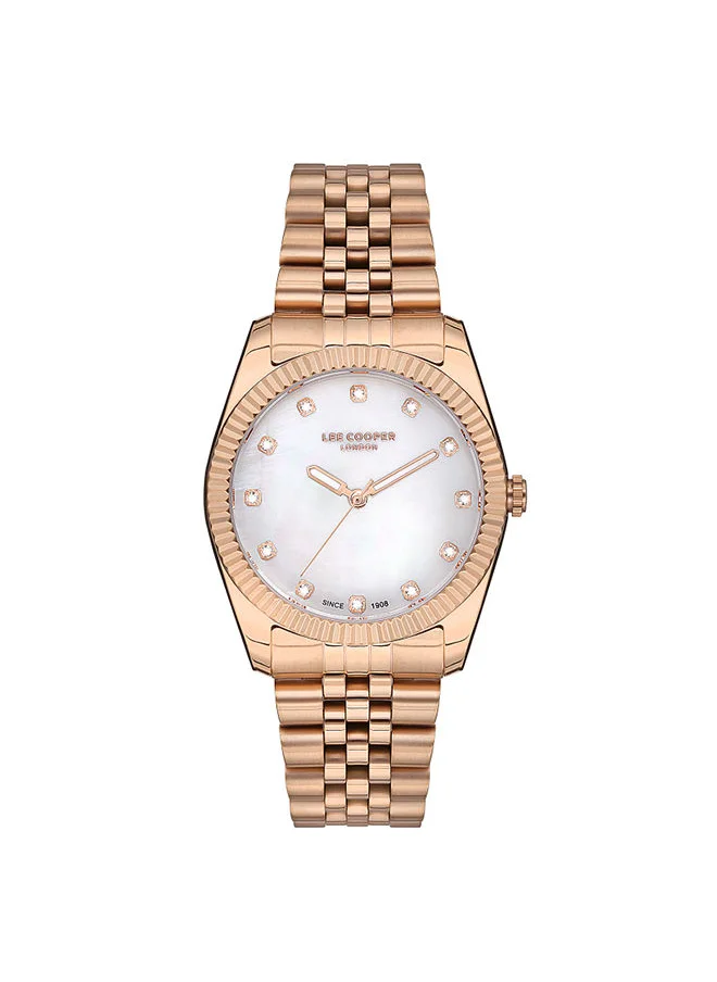 لي كوبر Women's Analog Metal Wrist Watch LC07115.420 - 36 Mm