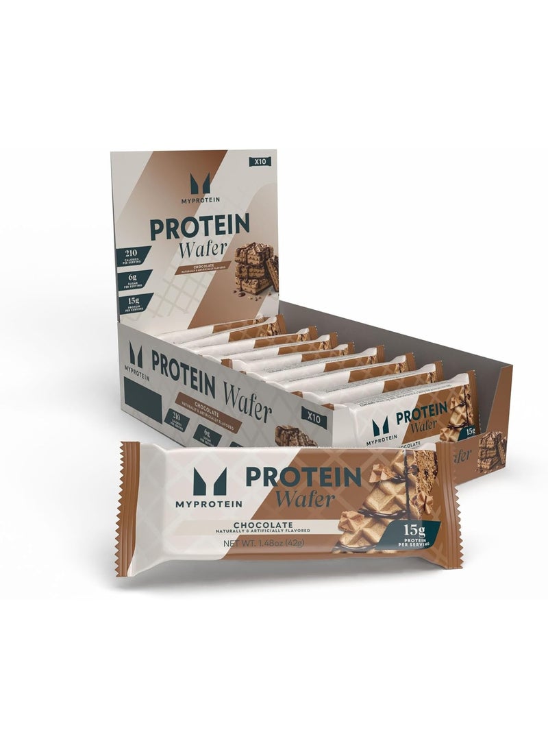 ماي بروتين ويفر البروتين المقرمش من Myprotein، بنكهة الشوكولاتة - علبة تحتوي على 10 قطع - Image 1