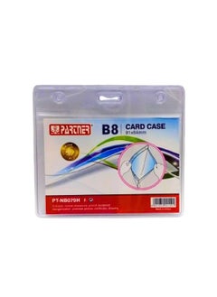PARTNER ID Card Holders Waterproof Clear Plastic Perfect for Credit Cards, ID Swipe Cards, Key Cards, and Driver's License PVC Material  - Image 2
