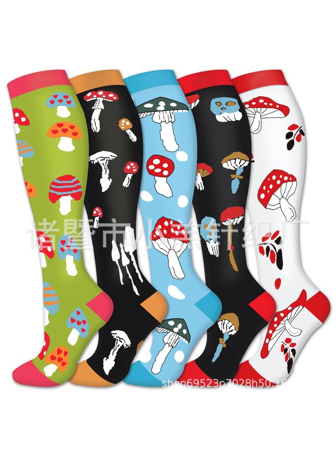 Bluejw Exclusive For New Combination Sports Pressure Socks Outdoor Mountaineering Riding High Elastic Compression Socks Calf Socks  - Image 3